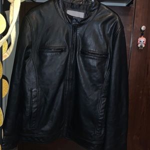 Wilson’s Genuine Leather Motorcycle Jacket Men’s Large